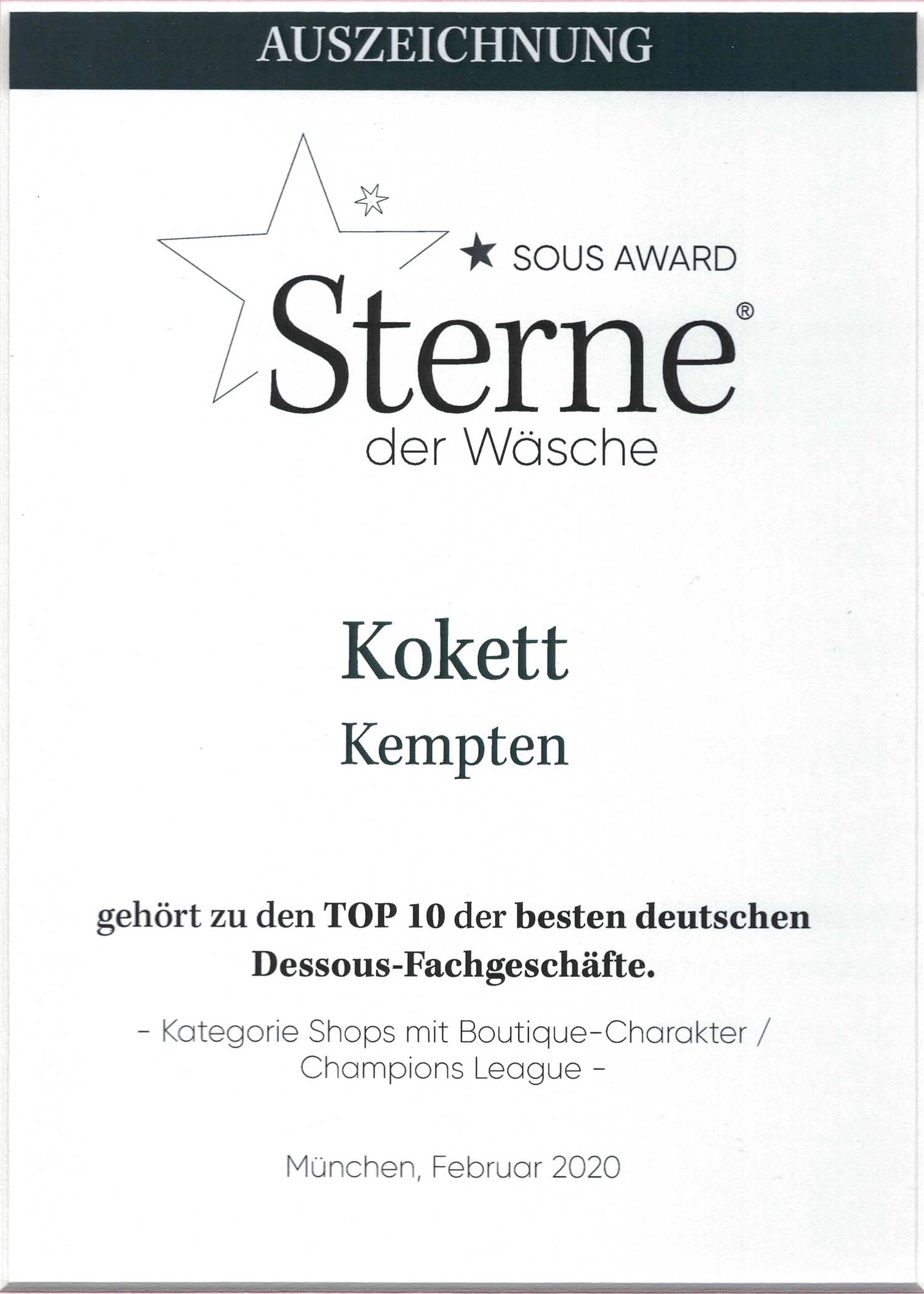 Kokett Kempten im Allgäu